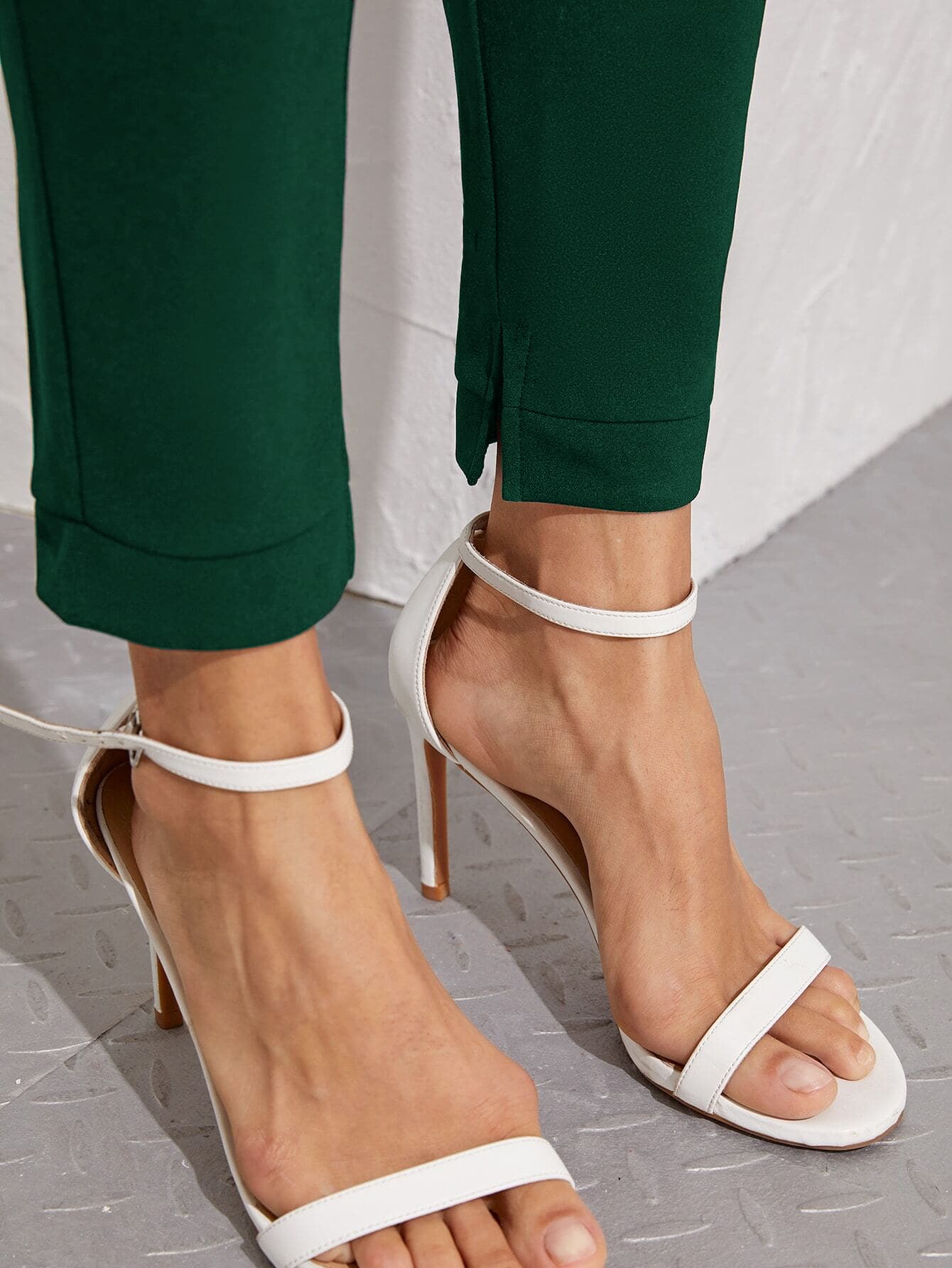 BizChic Elastic Waist Split Hem Pants - Image 6