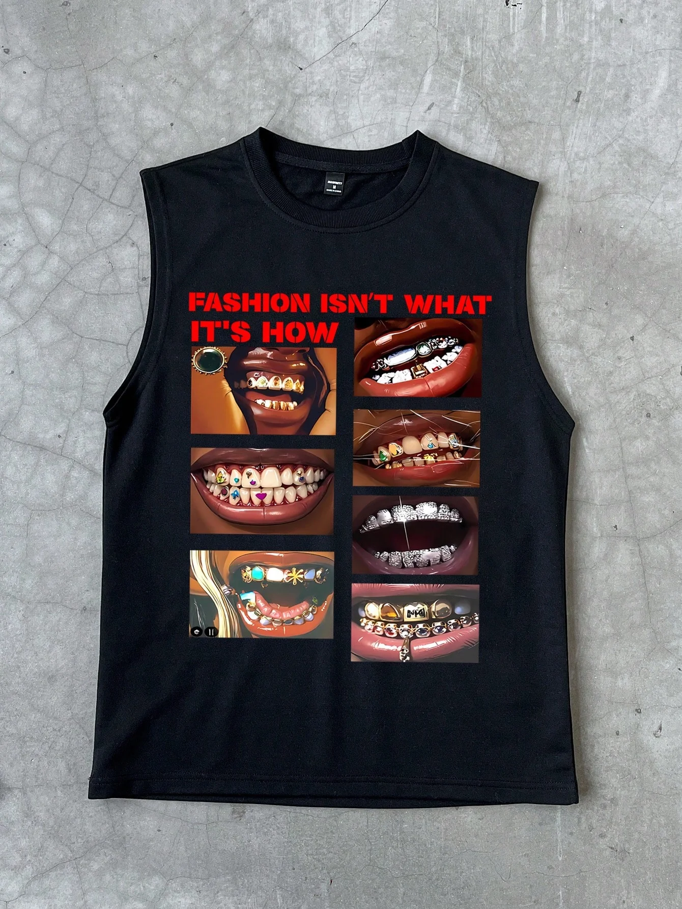 Manfinity Streetrush Men's Casual & Minimalist Design Sleeveless Tank Top - Image 4
