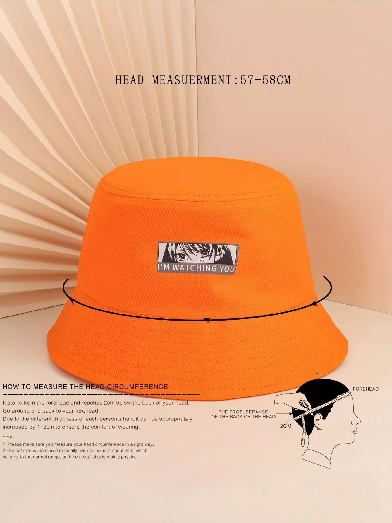 Men Cartoon & Letter Graphic Bucket Hat - Image 3