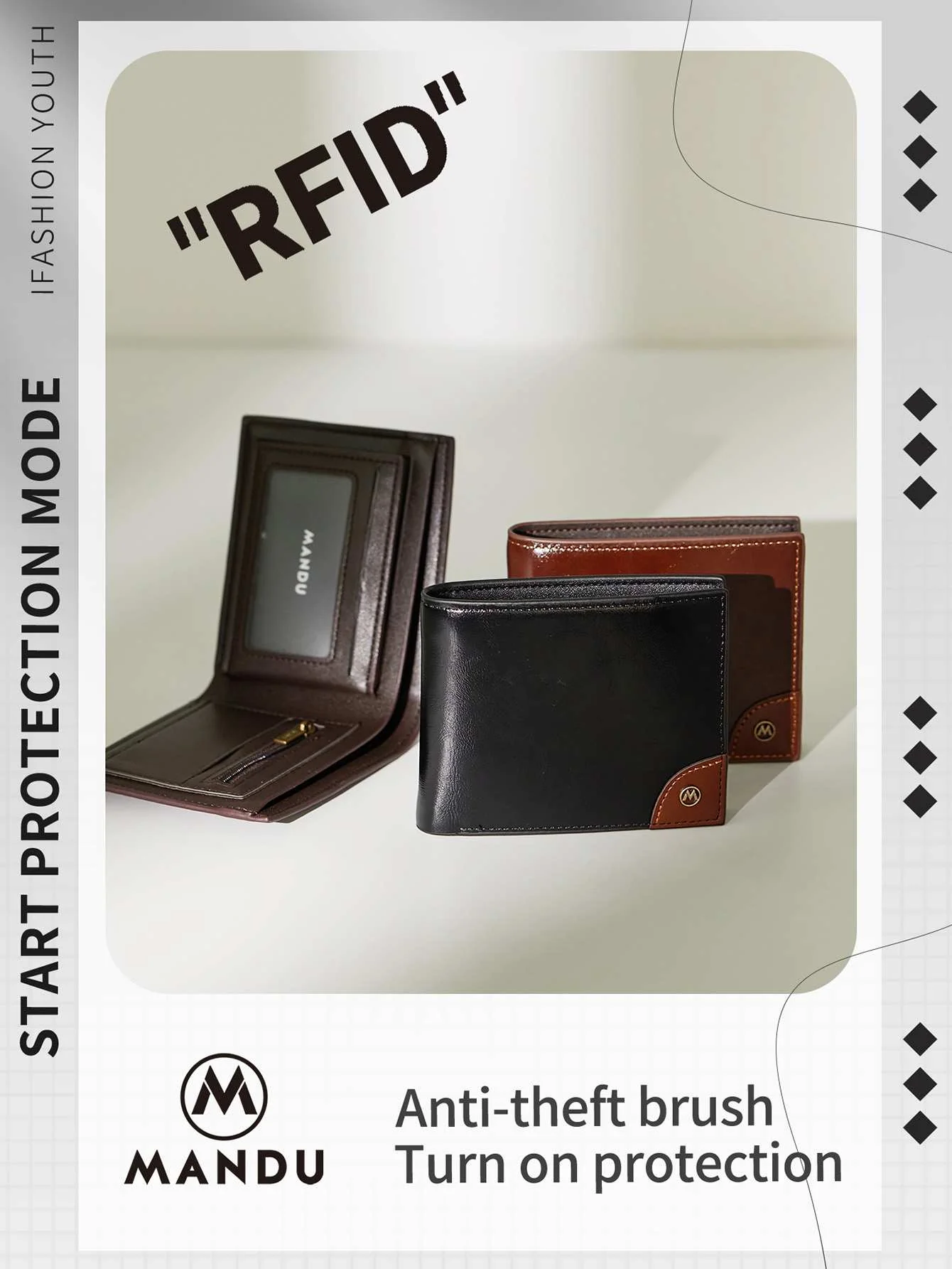 Men's wallet - Brown - Image 5