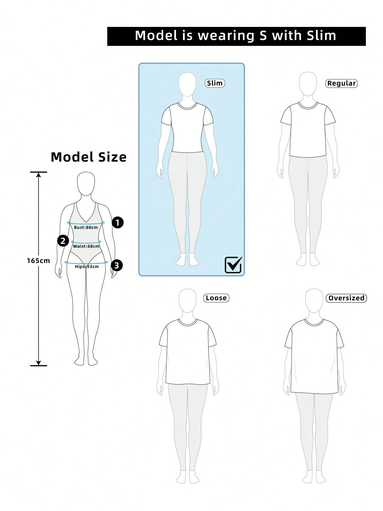 SHEIN PETITE Casual Simple Solid Color Round Neck Cropped Slim Fit Women's T-Shirt - Image 9