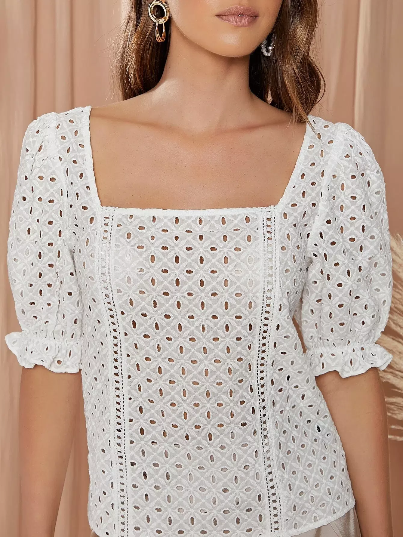 Square Neck Schiffy Top - Image 4