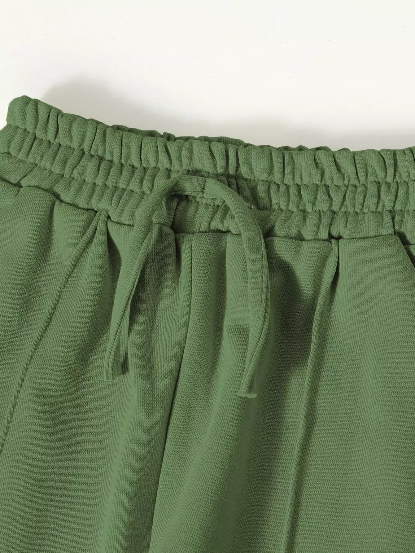 Toddler Girls Solid Sweatshirt & Elastic Waist Sweatpants - Image 4
