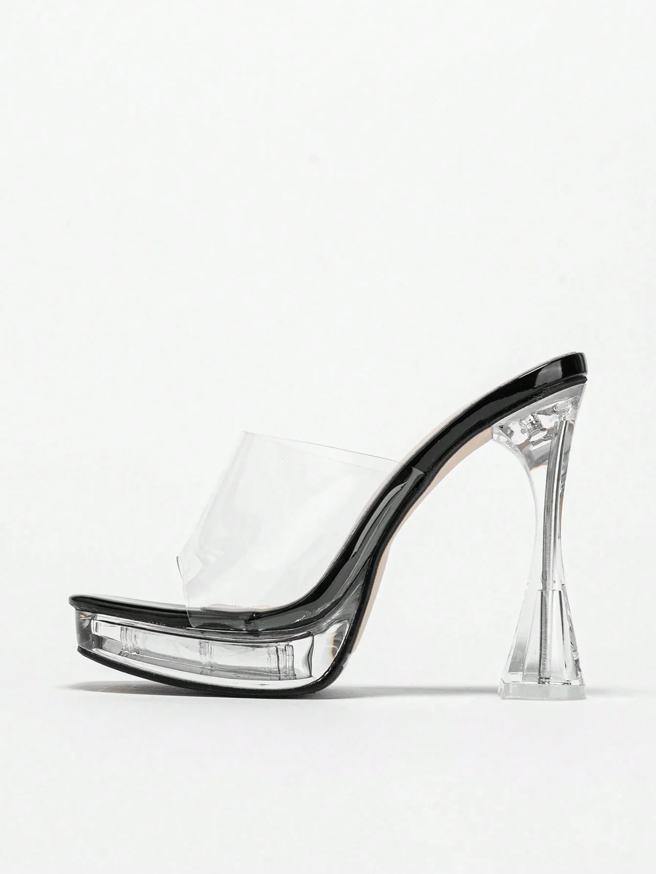 Women's Stylish Transparent High-Heeled Sandals - Image 4