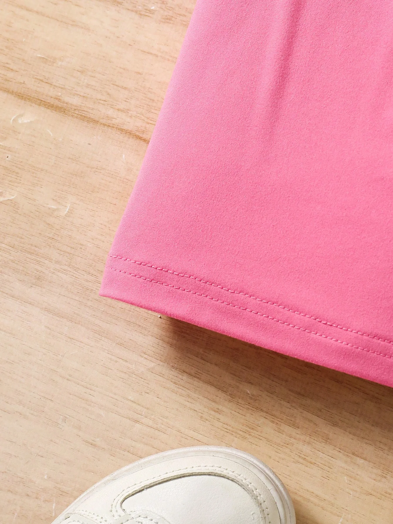 Young Girl' Casual Cute Butterfly Embroidery Round Neck Short Sleeve T-Shirt, Versatile For Daily Wear, - Image 3